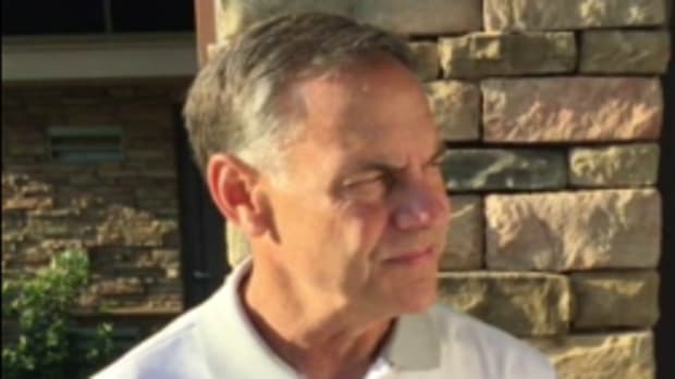 Mark Dantonio in Atlanta 2016.  Photo courtesy of Jon Schopp